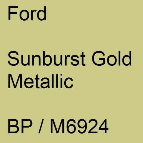 Ford, Sunburst Gold Metallic, BP / M6924.